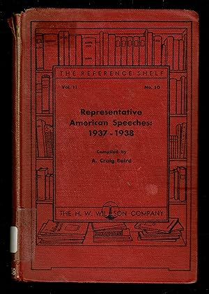 Representative American Speeches: 1937-1938; Volume 11, Number 10
