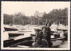 Francia 1950 - Nizza - Scorcio del Porto - Barche - Foto vintage