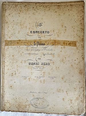 4 CONCERTO POUR LE PIANO AVEC ACCOMP. D'ORCHESTRE OP. 131,