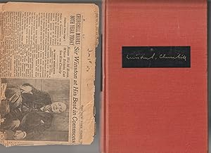 The Second World War: Triumph and Tragedy(with news clipping Tribute to Churchill in NY Time on h...