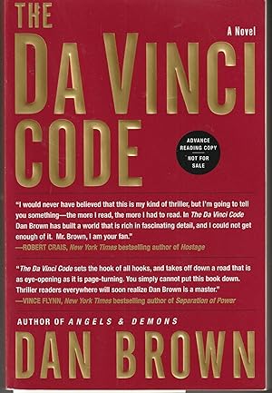 The Da Vinci Code (Advance Reading Copy with Signed Bookplate)