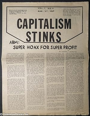 Capitalism Stinks. Vol. 1 No. 9, March 27, 1969