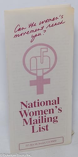 Can the Women's Movement Reach You? [brochure]
