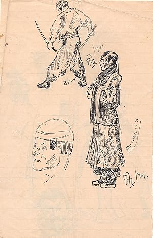 Kay Nielsen Original Sketches Signed