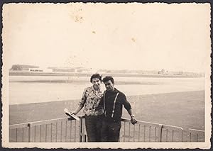 Caselle, Aeroporto, Veduta panoramica, 1965 Fotografia epoca, Vintage photo