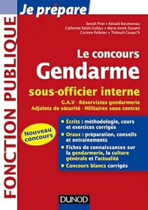 Le concours Gendarme sous-officier interne - Benoit Priet