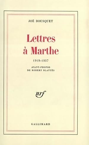 Lettres   Marthe - Jo  Bousquet