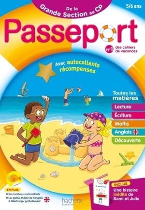 Passeport - De la Grande Section au CP 5/6 ans - Cahier de vacances 2024 - Bernard Jenner