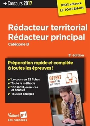 Concours R dacteur territorial et R dacteur principal - Cat gorie B - Pr paration rapide et compl...