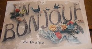Color Postcard. Un Bonjour De Braine.