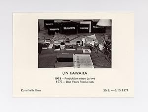 Exhibition card: On Kawara: 1973 - Produktion eines Jahres/1973 - One Years Production (30 August...