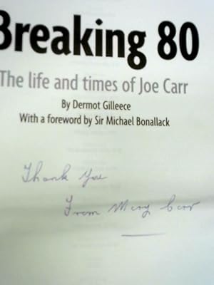 Breaking 80: The Life and Times of Joe Carr