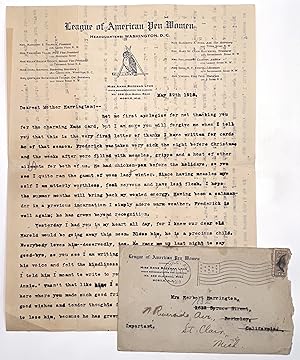 Typewritten Letter from Prominent Southern Woman Writer Anne Bozeman Lyon, Discussing WWI