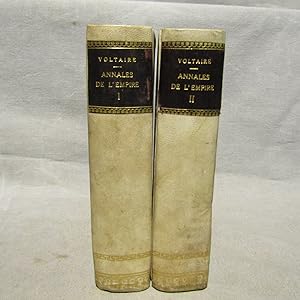 Annales de L'Empire Depuis Charlemagne. 1754, 2 volumes, half vellum near fine.