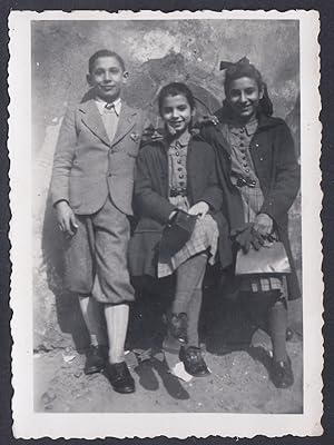 Come si vestivano i ragazzi, Moda, Fashion, 1940 Fotografia vintage