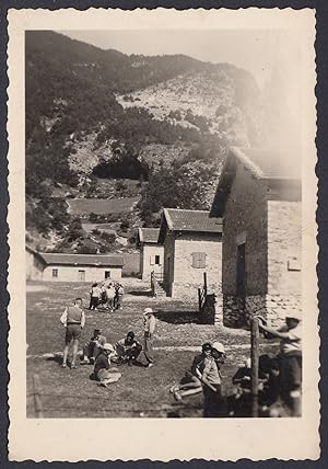 Oulx, Villaggio dei Ragazzi Don Bosco, 1951 Fotografia vintage, Old Photo