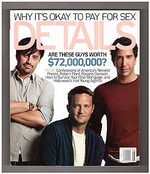 Detail Magazine - August, 2002. 'Friends' Cover (Matthew Perry, Matt LeBlanc, David Schwimmer). R...