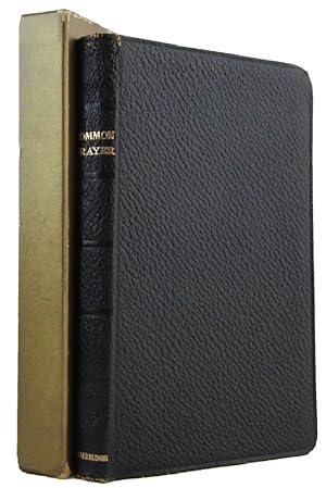 THE BOOK OF COMMON PRAYER and administration of the sacraments, and other rites and ceremonies of...