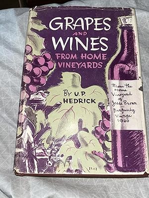 Grapes and Wines From Home Vineyards