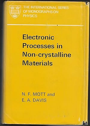 ELECTRONIC PROCESSES in NON-CRYSTALLINE MATERIALS