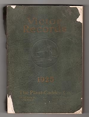 Victor Records 1925 Catalog. Plaut-CaddenCo.