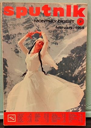 Sputnik Monthly Digest February 1968 / Grigori Litinsky "Elephants, Rabbits And Writers" / Konsta...
