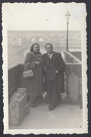 Firenze, Ponte Vecchio, 1940 Fotografia epoca, Vintage Photo