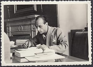 Roma, Uomo lavora nel suo studio, 1948 Fotografia epoca, Vintage Photo