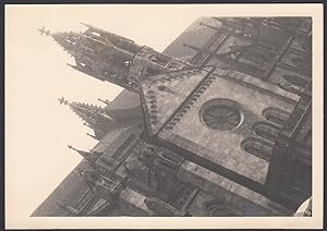 Germania 1965, Facciata di una Cattedrale, Fotografia epoca Vintage photo
