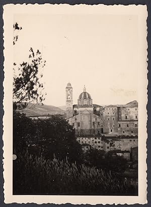 Italia, Cupola e panorama in luogo da identificare, 1940 Fotografia epoca