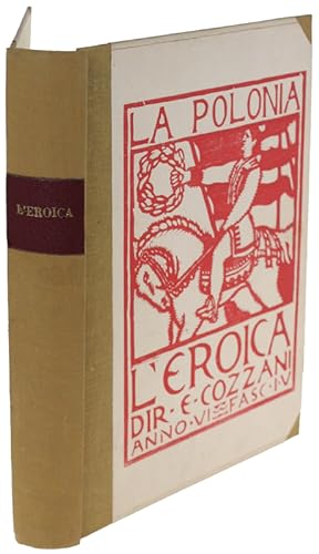CARTELLA CON XILOGRAFIA ORIGINALE: L'EROICA - LA POLONIA Anno VI - Fasc. I - V.: