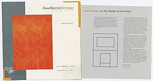 [Exhibition Checklist]: Henry Pearson: Southern Heritage Series. October 30, 1988 - January 8, 1989