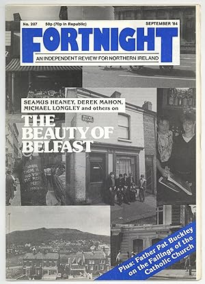 Seamus Heaney, Derek Mahon, Michael Longley and others on The Beauty of Belfast [in] Fortnight: A...