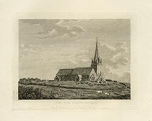 Antique Print-View of the Val Church in Guernsey-England-Anonymous-1779
