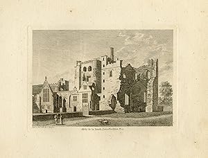 Antique Print-Ruins at Ashby de la Zouch-Leicester-England-Sparrow-1784