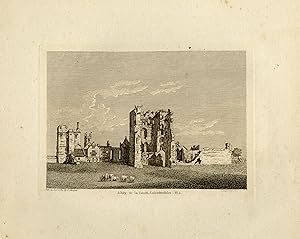Antique Print-View of the ruins of Ashby de la Zouch-England-Godfrey-1784