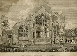 Antique Print-Architecture-View of the church at Evesham-England-Agg-1794