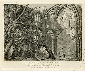 Antique Print-Architecture-The ruins of Netley Abbey-England-Godfrey-1776