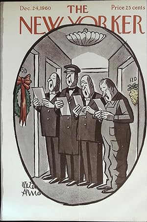 The New Yorker December 24, 1960 Peter Arno FRONT COVER ONLY