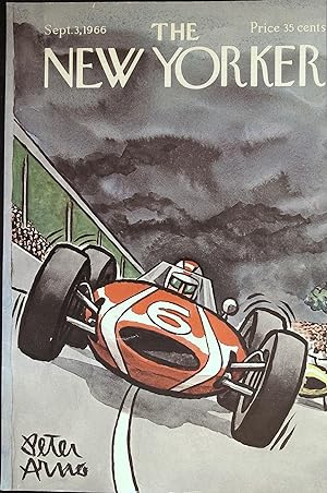 The New Yorker September 3, 1966 Peter Arno FRONT COVER ONLY