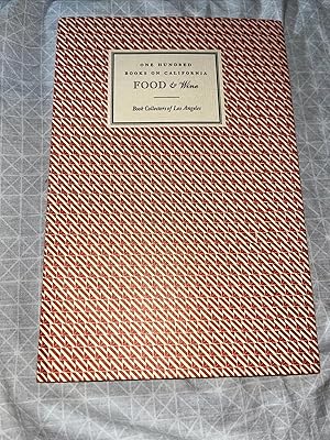 One Hundred Books on California Food & Wine