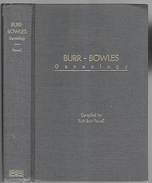 Burr - Bowles Genealogy