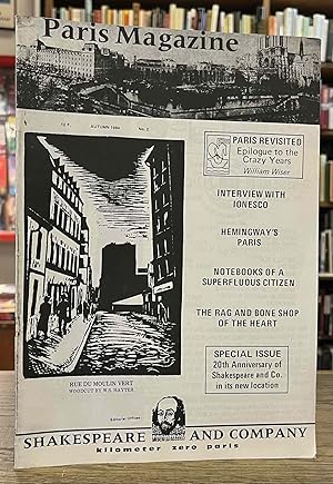 Paris Magazine _ No. 2 _ Atumn 1984 _ Special Issue _ 20th Anniversary of Shakespeare and Co. in ...