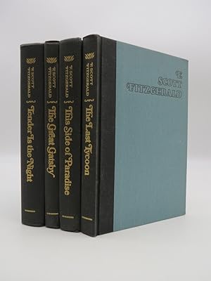 F. SCOTT FITZGERALD (COMPLETE 4 VOLUME SET) This Side of Paradise; the Great Gatsby; the Last Tyc...