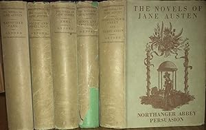 The Novels of JANE AUSTEN, 6 Works Bound in Five Volumes. 1946, Illustrated. With Dust Jackets.