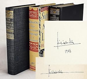 The American Language (Three Book Set) (Signed)