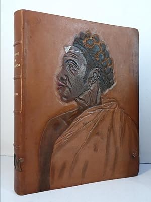 Stunning Relief Binding on Malgache. Revue de Madagascar N 11 et 12 (1937)