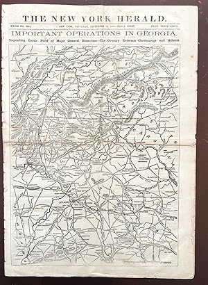 (CIVIL War, Georgia, North Carolina, Tennessee) "Important Operations in Georgia".