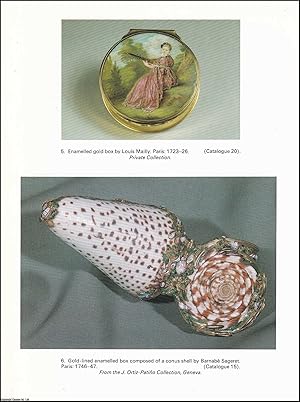 18th Century Gold Boxes of Europe. A Loan Exhibition, Wartski, October 1990, at Grafton Street, L...