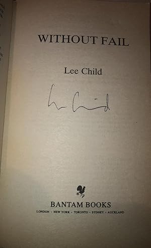 Without Fail, 2003, SIGNED BY AUTHOR.